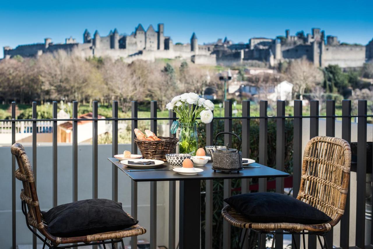 Bed and Breakfast Sur Le Quai Carcasona Exterior foto